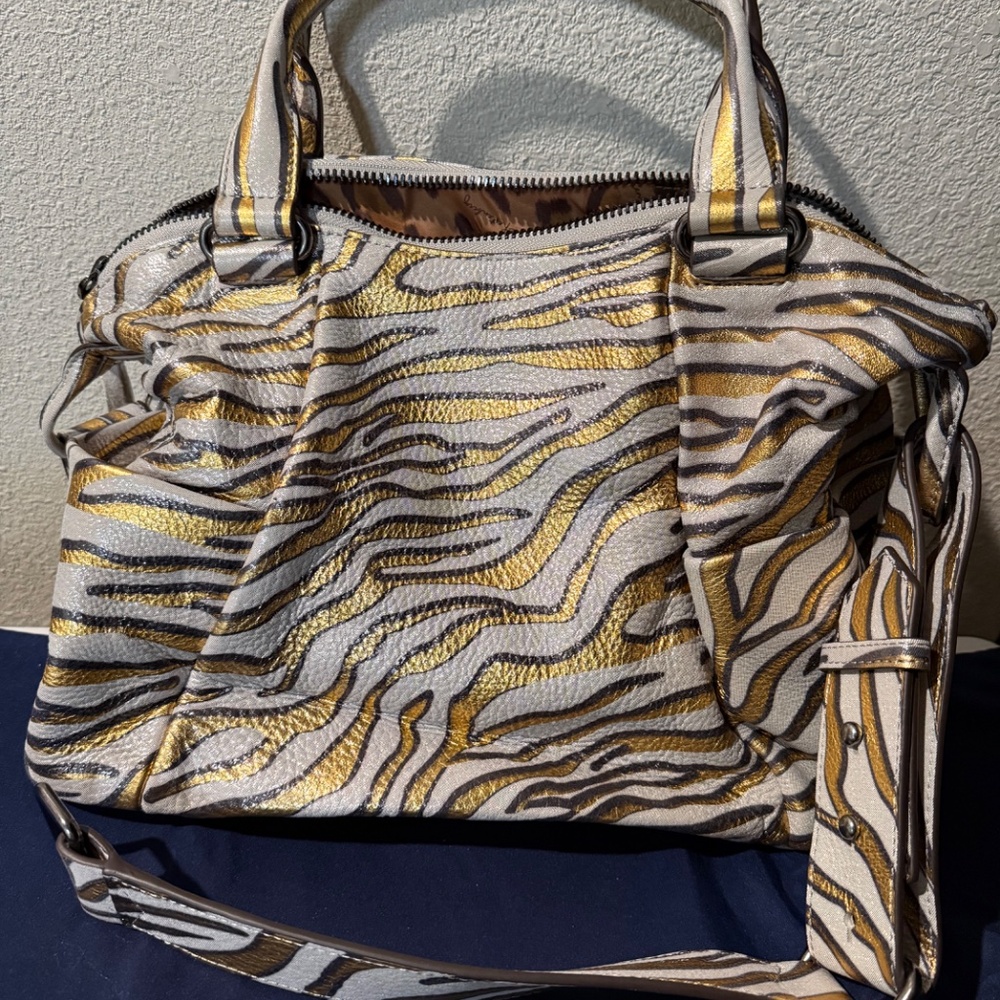 Aimee Kestenberg Tamitha Animal Print BNNU NIP HTF Satchel Shoulder Bag